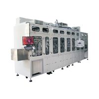 Straight line electrolyte filling machine for pouch cell